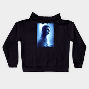 SAD EYED EYED HALLOWEEN VAMPIRESS Kids Hoodie